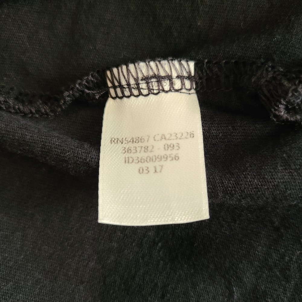 Victoria's Secret PINK Long Sleeve Bling Shirt Black Rose Gold Size XS - Picture 10 of 12